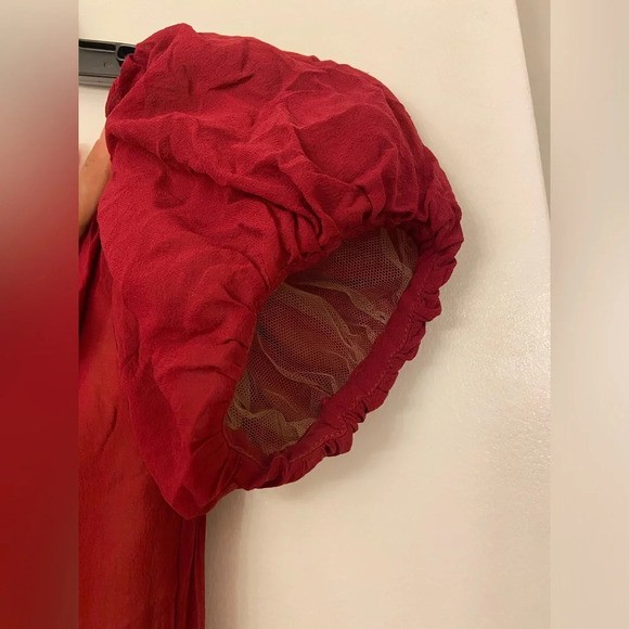 Giambattista Valli Corset Crop Top Blouse Red size 6 - Picture 2 of 12